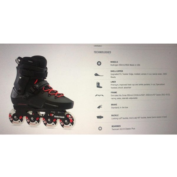 اسکیت کفشی رولربلید مدل TWISTER EDGE