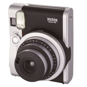 دوربین عکاسی چاپ سریع فوجی فیلم مدل Instax mini 90 Neo Classic همراه با یک بسته فیلم 10 تایی