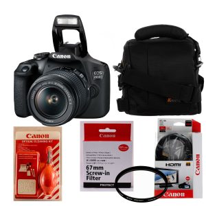 دوربین دیجیتال کانن مدل EOS 2000D به همراه لنز 18-55 میلی متر IS II