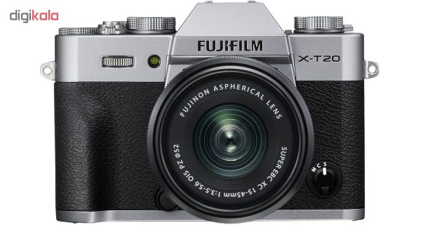 دوربین دیجیتال بدون آینه عکاسی فوجی فیلم مدل X-T20 همرا با لنز XC 15-45mm