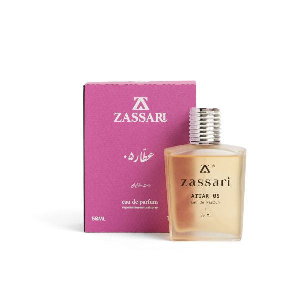 ادوپرفیوم مردانه ضاصاری مدل عطار 05 با رایحه معتدل حجم 50 میلی‌لیتر