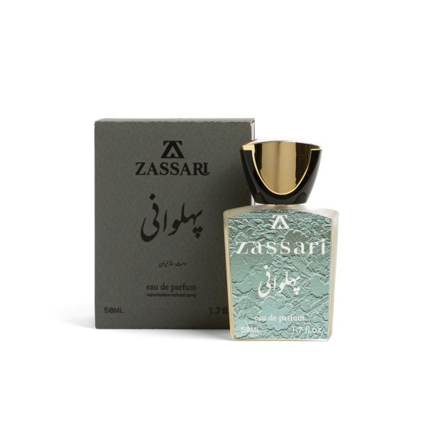 ادوپرفیوم مردانه ضاصاری مدل پهلوانی با رایحه خنک حجم 50 میلی‌لیتر