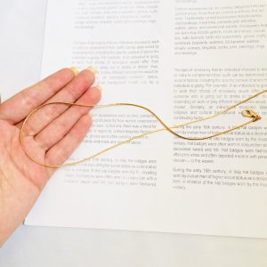 زنجیر زنانه مدل ماری 153