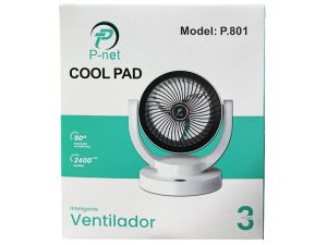 پنکه رومیزی پی نت مدل P.801 ظرفیت 2400 میلی آمپر ساعت