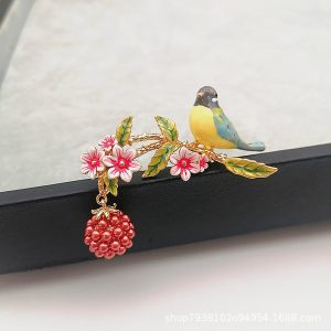 گل سینه زنانه مدل قناری کد 00920