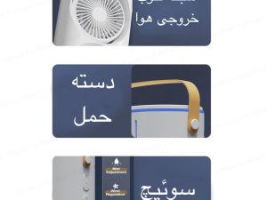 پنکه رومیزی مدل دو فن FH-666