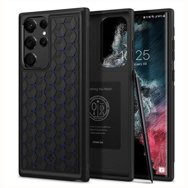 کاور اسپیگن مدل Cryo Armor مناسب برای گوشی موبایل سامسونگ Galaxy S22 Ultra