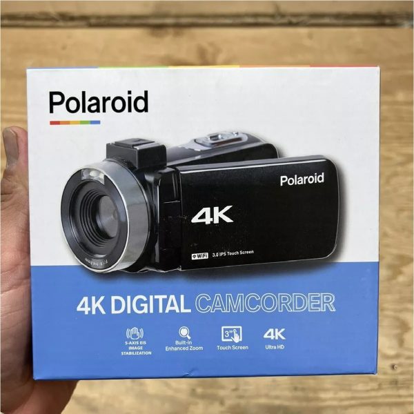 دوربین فیلم برداری پولاروید مدل 4K 18X Zoom Touch Screen